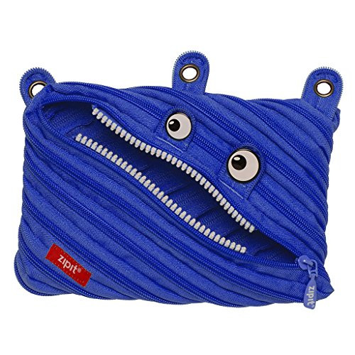 ZIPIT Monster 3-Ring Pencil Case, Royal Blue