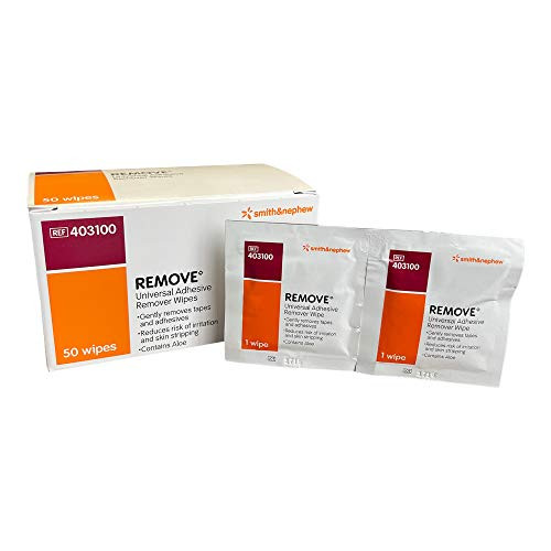 Smith and Nephew Remove Adhesive Remover Wipes 403100, 50-count by Smith  and  Nephew