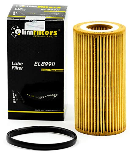ELIMFILTERS Oil Filter EL89911 Audi A4 Quattro 2.0L 2005-2009, A4 2.0L 2005-2009, A3 2.0L 2006-2008, TT 2.0L 2008-2009, TT Quattro 2.0L 2011. 2014.