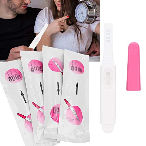 Nannday Pregnancy Test, 4Pcs Early Pregnancy Test Stick HCG Urine Testing Household Early Pregnancy Test Pen for Home Early Pregnancy Detection