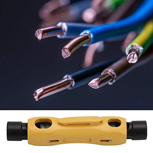 Wire Stripper, Cable Cutter HLT-323 Wire Stripping Pliers RG59/6/7/11 Coaxial Cable Stripper Pen Cutter Tool