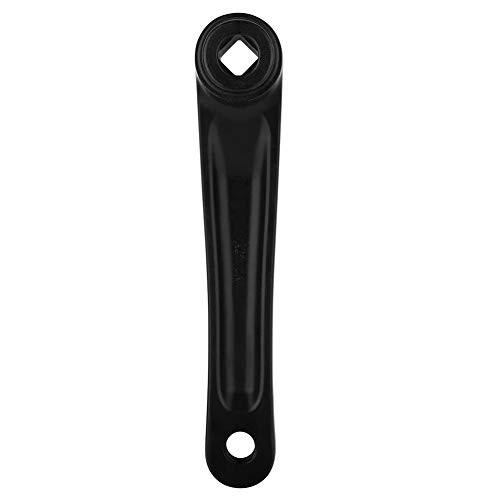Crank Arm,170mm Crank Arm,Bicycle Crank Arm,170cm Bike Left Crank Arm,Aluminum Alloy Mountain Bicycle Left Hand Crank Arm Repair Tool for Cycling Moutain Road Bike (Black, Silver)(Black-Rhombic Hole)