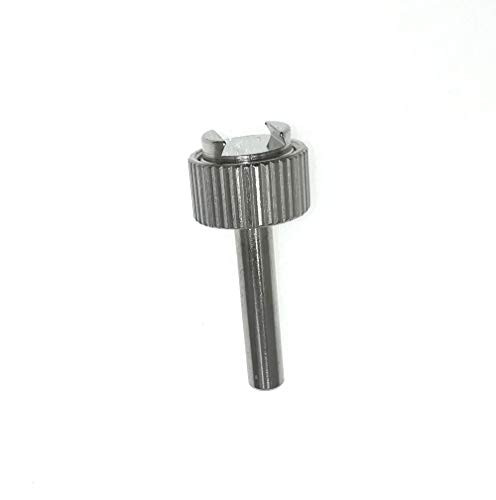 SUXING Dial Test Indicator Stems with Knurled Clamp Ring Dovetail Grooved Stem (4mm Diameter Stem)