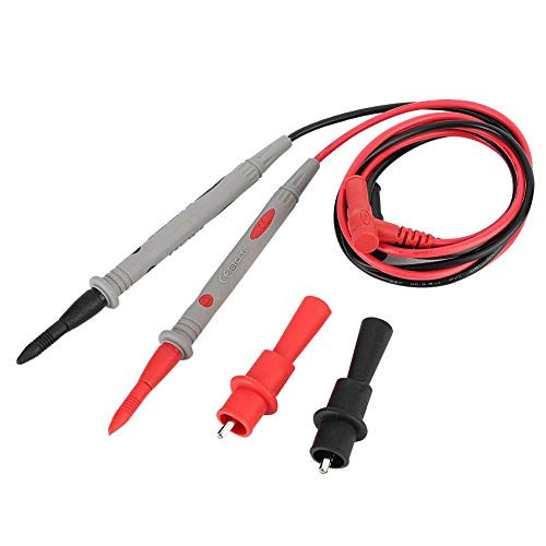 Multimeter Test Probe Pens Multimeter Test Lead 20A 1000V Digital Multimeter Probes Electrical Test Probe Banana Plug Crocodile Clip Probe Pen plus Test Lead Cable 90cm
