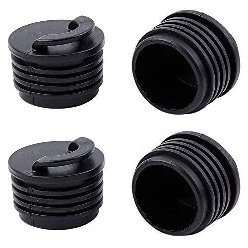 GORGECRAFT 4 PCS Kayak Scupper Plugs Marine Boat Scupper Stoppers Plugs Bungs Replacement for Kayak Canoe Boat Drain Holes