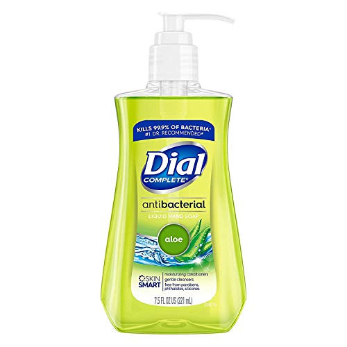 Dial Antibacterial Liquid Hand Soap, Soothing Aloe, 7.5 Ounce (Pack of 6) Dial Antibacterial Liquid Hand Soap, Soothing Aloe, 7.5 Ounce (Pack of 6)