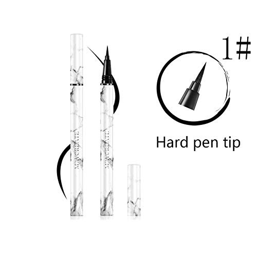 Yiitay Liquid Eyeliner Pen Lip Liner Pencil Waterproof Smudgeproof Long Lasting Beauty Makeup Cosmetic, Black