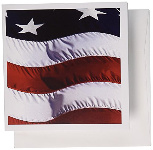 3dRose Stars and Stripes - Greeting Cards, 6 x 6 inches, set of 12 (gc_16496_2) 3dRose Stars and Stripes - Greeting Cards, 6 x 6 inches, set of 12 (gc_16496_2)