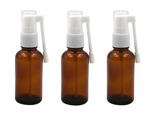XINGZI 3PCS 30ML / 1oz Empty Refillable Amber Glass 360 Degree Rotation Spray Nasal Bottle Atomizer Sprayer Container For Saline Water Cleaning Wash Medical Injection Makeup Water Perfume XINGZI 3PCS 30ML / 1oz Empty Refillable Amber Glass 360 Degree Rotation Spray Nasal Bottle Atomizer Sprayer Container For Saline Water Cleaning Wash Medical Injection Makeup Water Perfume