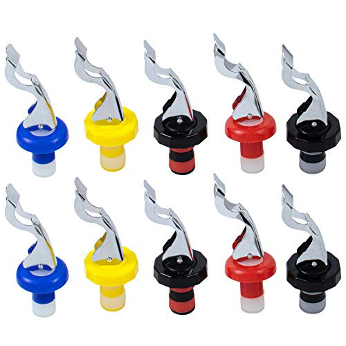 AUEAR, 10Pcs Wine Stoppers Silicone Bottle Caps Stopper Food-Safe Plug Reusable Cork Reusable Corks Expanding Manual Beverage for Champagne Beer Whiskey Soda Water Supplies Creates Airtight Seal AUEAR, 10Pcs Wine Stoppers Silicone Bottle Caps Stopper Food-Safe Plug Reusable Cork Reusable Corks Expanding Manual Beverage for Champagne Beer Whiskey Soda Water Supplies Creates Airtight Seal