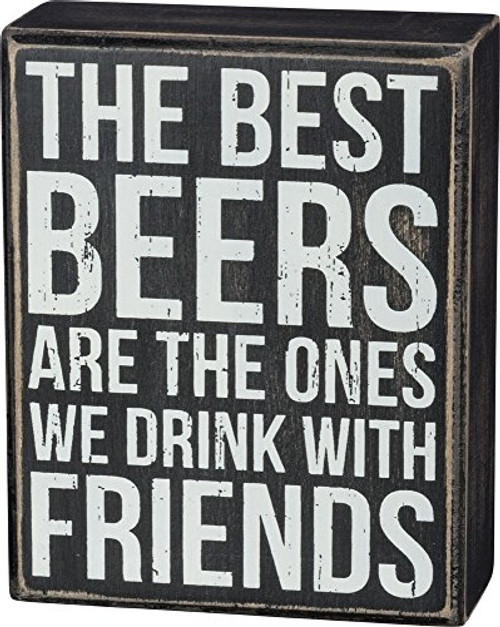 Primitives by Kathy Classic Slat Box Sign Best Beers Primitives by Kathy Classic Slat Box Sign Best Beers
