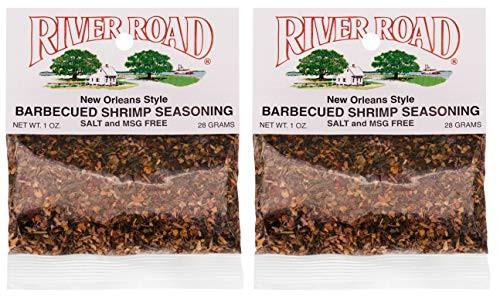 River Road Salt-Free No MSG Barbecued Shrimp Seasoning, 1 Ounce Bags (Pack of 2) River Road Salt-Free No MSG Barbecued Shrimp Seasoning, 1 Ounce Bags (Pack of 2)