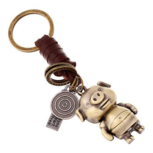 Funny live Creative Cartoon Pig Alloy Keychain Key Chain Ring Keyring Keyfob for Car Motorbike,Creative Leather Pendant Decoration Funny live Creative Cartoon Pig Alloy Keychain Key Chain Ring Keyring Keyfob for Car Motorbike,Creative Leather Pendant Decoration