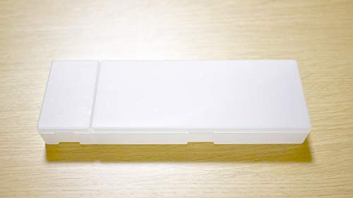Muji Polypropylene Double Pen Case 210 × 70 × 25mm Made in Japan  2 Size Open