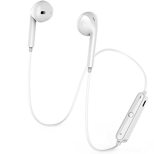 Bluetooth Earbuds, Wireless V4.1 Sports Ultra Lightweight Stereo Bluetooth Headphones Headset Noise Cancelling in-Ear Workout & Gym Earphones with Mic for iPhone and Android Cell Phones Bluetooth Earbuds, Wireless V4.1 Sports Ultra Lightweight Stereo Bluetooth Headphones Headset Noise Cancelling in-Ear Workout & Gym Earphones with Mic for iPhone and Android Cell Phones