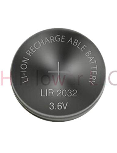 10 PCS Generic Rechargeable LIR2032 3.6V Li-ion Cell Battery Button Battery Coin Battery