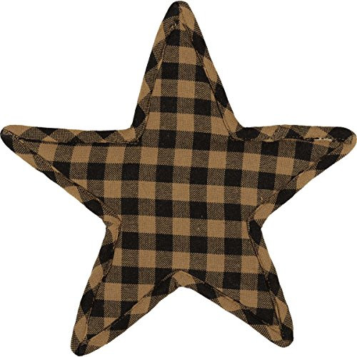 VHC Brands Classic Country Primitive Tabletop and Kitchen Star Trivet, King, Black VHC Brands Classic Country Primitive Tabletop and Kitchen Star Trivet, King, Black
