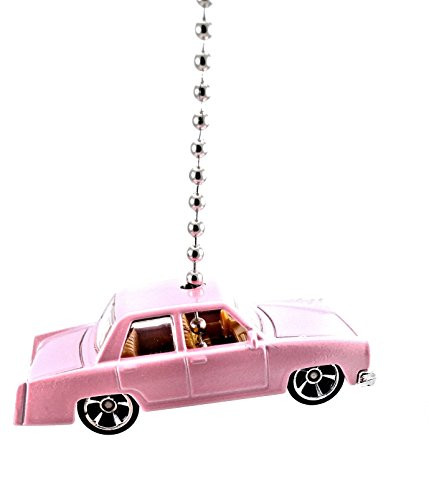 Hot Wheels The Simpsons Plymouth Ceiling Fan Light Chain Pulls 1/64 (1973 Plymouth Valiant - Pink)