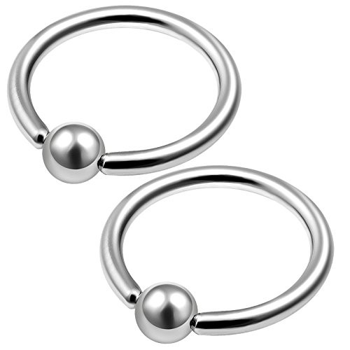 2Pcs Surgical Steel 18 Gauge 3 8 10mm Captive Hoop Ring Piercing Jewelry Nose Tragus Cartilage Eyebrow Septum 3mm Ball M0613 2Pcs Surgical Steel 18 Gauge 3 8 10mm Captive Hoop Ring Piercing Jewelry Nose Tragus Cartilage Eyebrow Septum 3mm Ball M0613