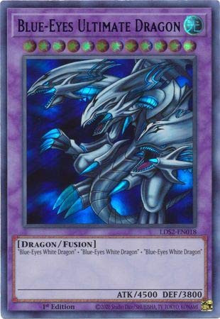 Blue-Eyes Ultimate Dragon  Purple  - LDS2-EN018 - Ultra Rare - 1st Edition