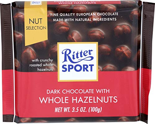 Ritter Sport Whole Hazelnut Dark Bar  3.5 Oz