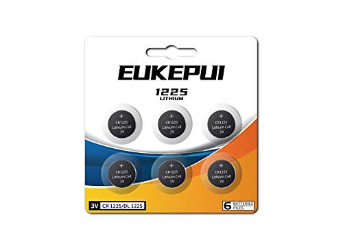 CR1225 DL1225 3V Lithium Coin Cell Battery - 6 Count