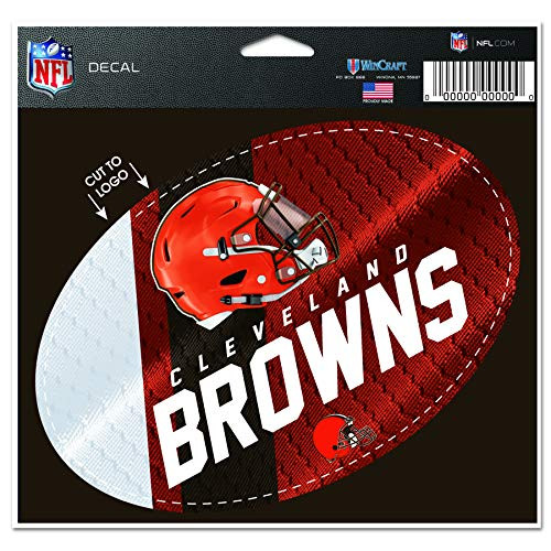 WinCraft NFL Cleveland Browns Oval Decal 5.5-inches WinCraft NFL Cleveland Browns Oval Decal 5.5-inches