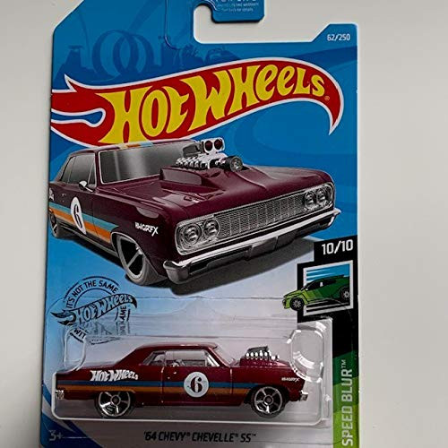 Hot Wheels Speed Blur 10 10 '64 Chevy Chevelle  Purple