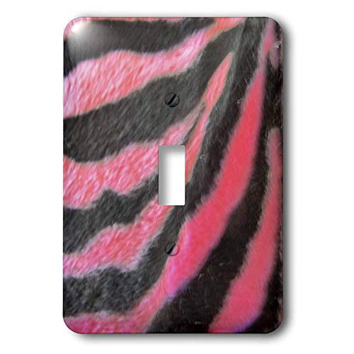 3dRose LLC lsp_11027_1 Hot Pink Zebras Single Toggle Switch