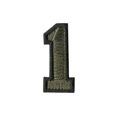 Tactical Numbers Patches - Olive - One