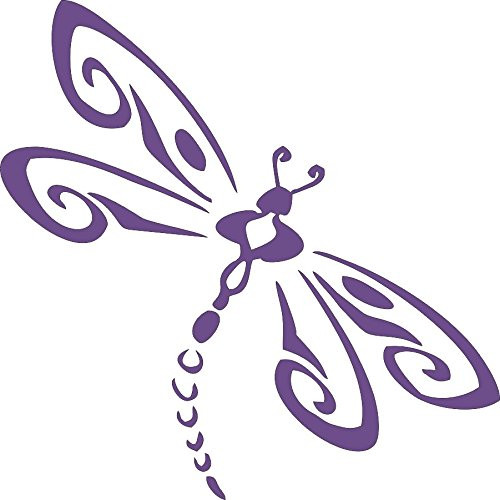 Barking Sand Designs Purple Dragonfly - Die Cut Vinyl Window Decal Sticker for Car Truck Barking Sand Designs Purple Dragonfly - Die Cut Vinyl Window Decal Sticker for Car Truck