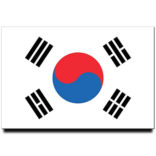 Fridge Magnet Flag of South Korea Travel Souvenir Seoul