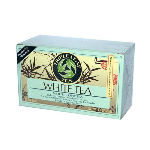 Triple Leaf White Tea - 20 bags per pack - 6 packs per case.