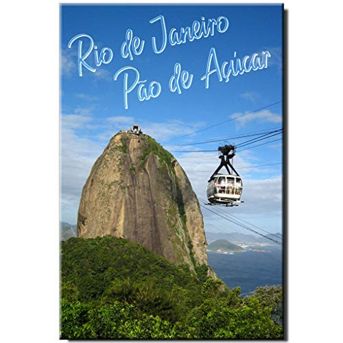 Rio de Janeiro fridge magnet Brazil travel souvenir Sugarloaf Mountain Rio de Janeiro fridge magnet Brazil travel souvenir Sugarloaf Mountain