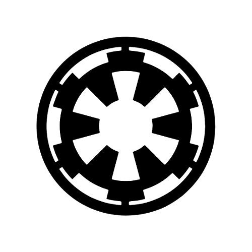 Bargain Max Decals Galactic Empire Sticker Decal Notebook Car Laptop 5"  Black