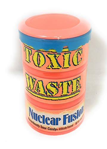 Toxic Waste Nuclear Fusion Sour Candy in 1.4 Ounce Drum