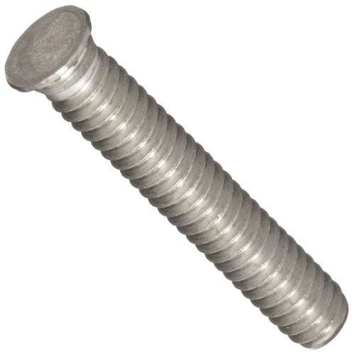 Press-In Captive Stud  303 Stainless Steel  4-40 Threads  3 8" Overall Length  Pack Of 100