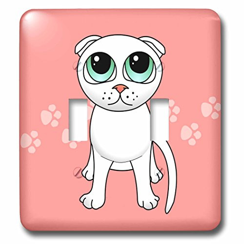 3dRose lsp_77524_2 Double Toggle Switch  Pink