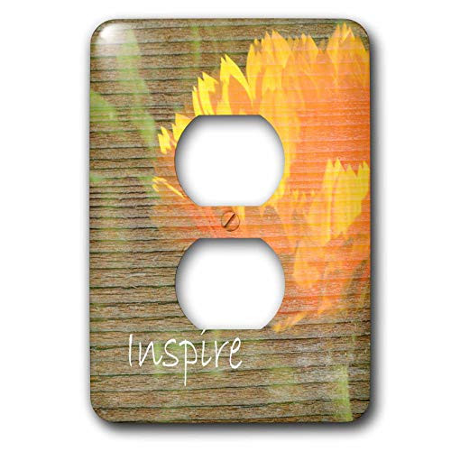 3dRose lsp_29445_6 Orange Flower Inspire Motivational quotes Outlet Cover Multi-Color 3dRose lsp_29445_6 Orange Flower Inspire Motivational quotes Outlet Cover Multi-Color