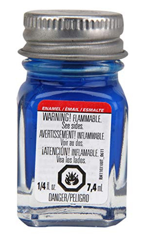 Testors Enamel Paint Open Stock .25oz-Blue Fluorescent