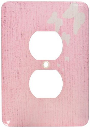 3dRose lsp_30766_6 Two Plug Outlet Cover with Pink Butterflies