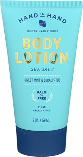 Hand In Hand Soap  Body Lotion Mini Sea Salt Sweet Mint Eucalyptus  2 Ounce