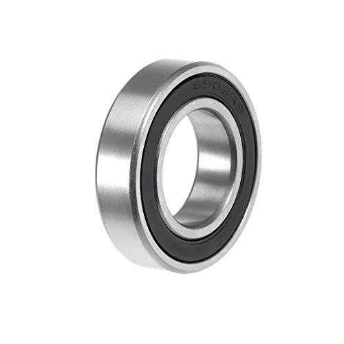 uxcell 6903-2RS Deep Groove Ball Bearing 17x30x7mm Double Sealed ABEC-3 Bearings 1-Pack