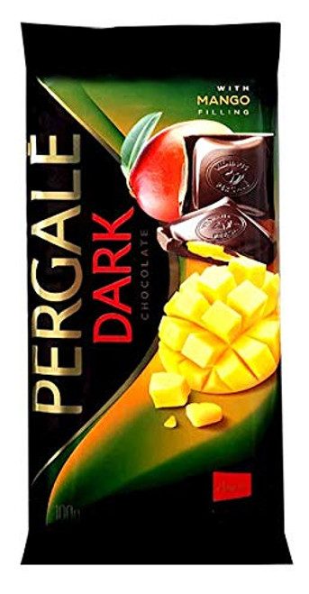 PERGALE Chocolate Bar "Dark with Mango Filling"