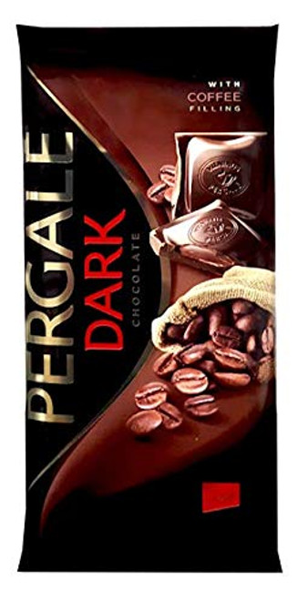 PERGALE Chocolate Bar "Dark with Coffee Filling"