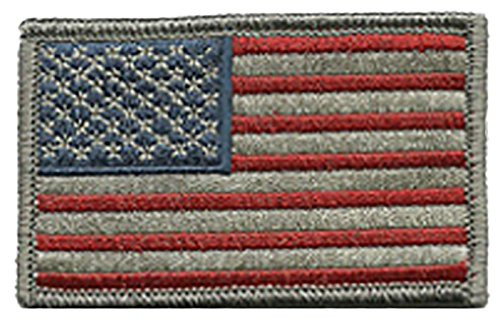 Tactical USA Flag Patch - Subdued Silver USA by Gadsden and Culpeper