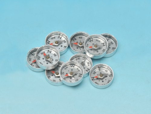 Eisco Labs Basic Plotting Compasses, 0.6" diam. (16mm) - Pack of 10
