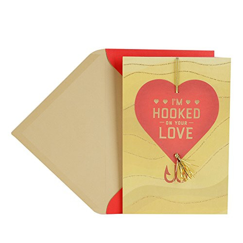 Hallmark Mahogany Valentine's Day Card for Husband Hooked On You Hallmark Mahogany Valentine's Day Card for Husband Hooked On You