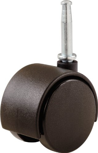 Shepherd Hardware 9577 2-Inch Office Chair Caster  Twin Wheel  5 16-Inch Stem Diameter  75-Lb Load Capacity