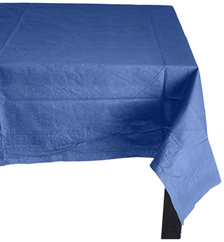 amscan Bright Royal Blue 3-Ply Paper Table Cover  Party Tableware  6 Ct.